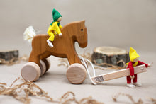 Double Horse Pull Toy